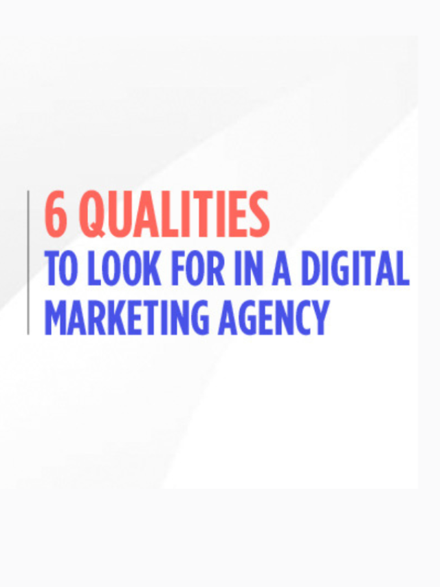 6 Qualities To Look For In A Digital Marketing Agency