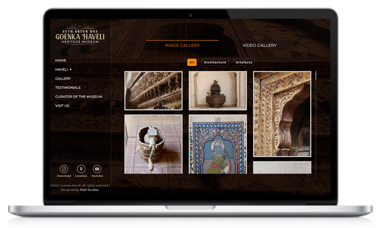 website for Heritage Museum