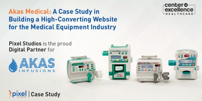 Medical Equipment Website Design