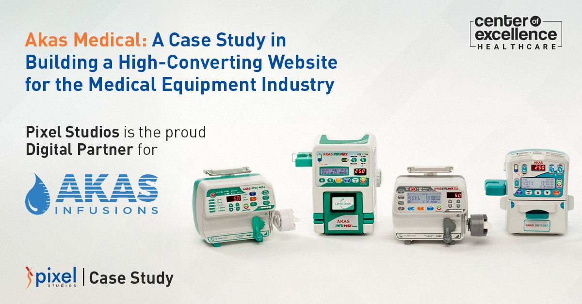 Medical Equipment Website Design