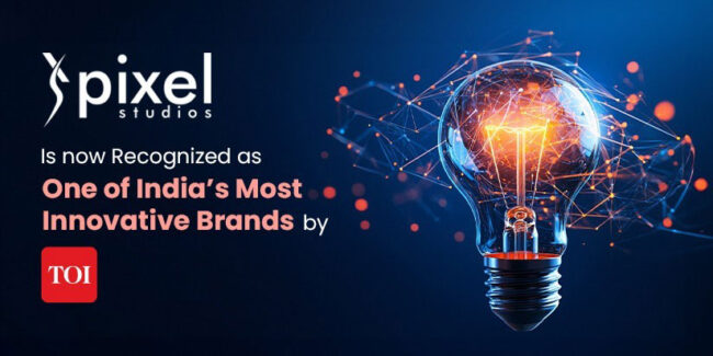 Pixel studios TOI Innovative Brand Award 2024