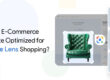 E-commerce website optimized for Google Lens shopping with visual search technology