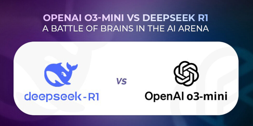 OpenAI o3-mini and DeepSeek R1 AI comparison