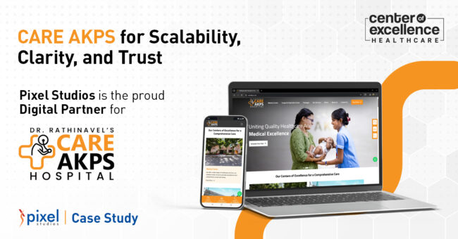 CARE AKPS new logo and scalable brand system design