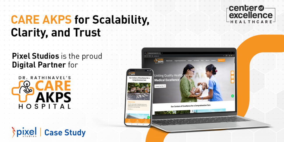 CARE AKPS new logo and scalable brand system design