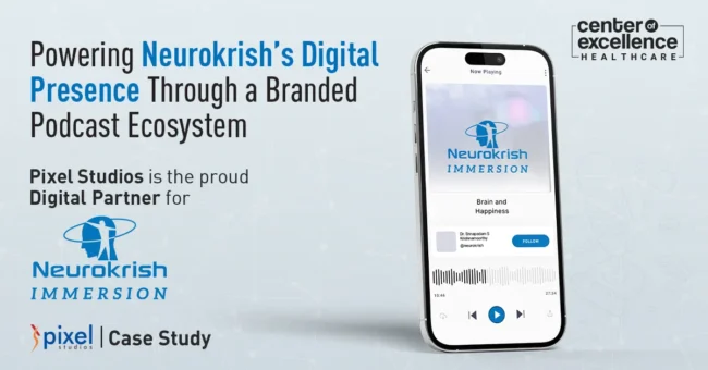 Neurokrish podcast branding by Pixel Studios