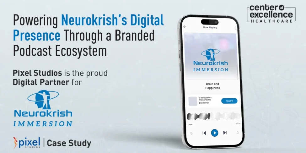Neurokrish podcast branding by Pixel Studios