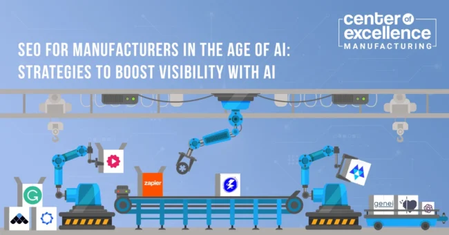 AI SEO strategy for manufacturing companies