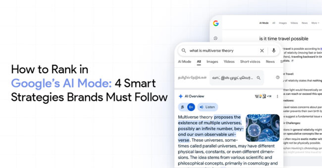 4 strategies to rank in Google AI Mode