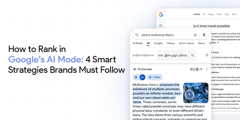 4 strategies to rank in Google AI Mode