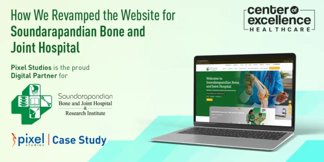 Website redesign for Ortho Hospital