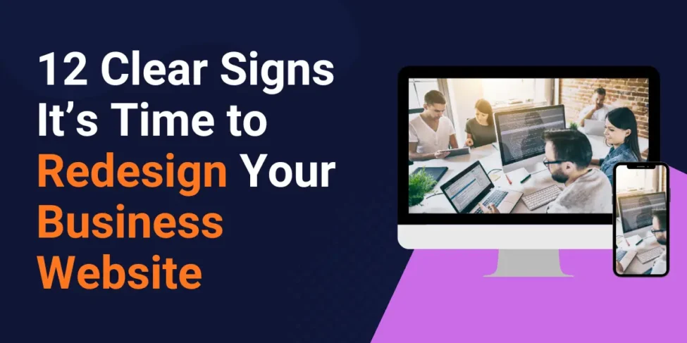 Business website redesign