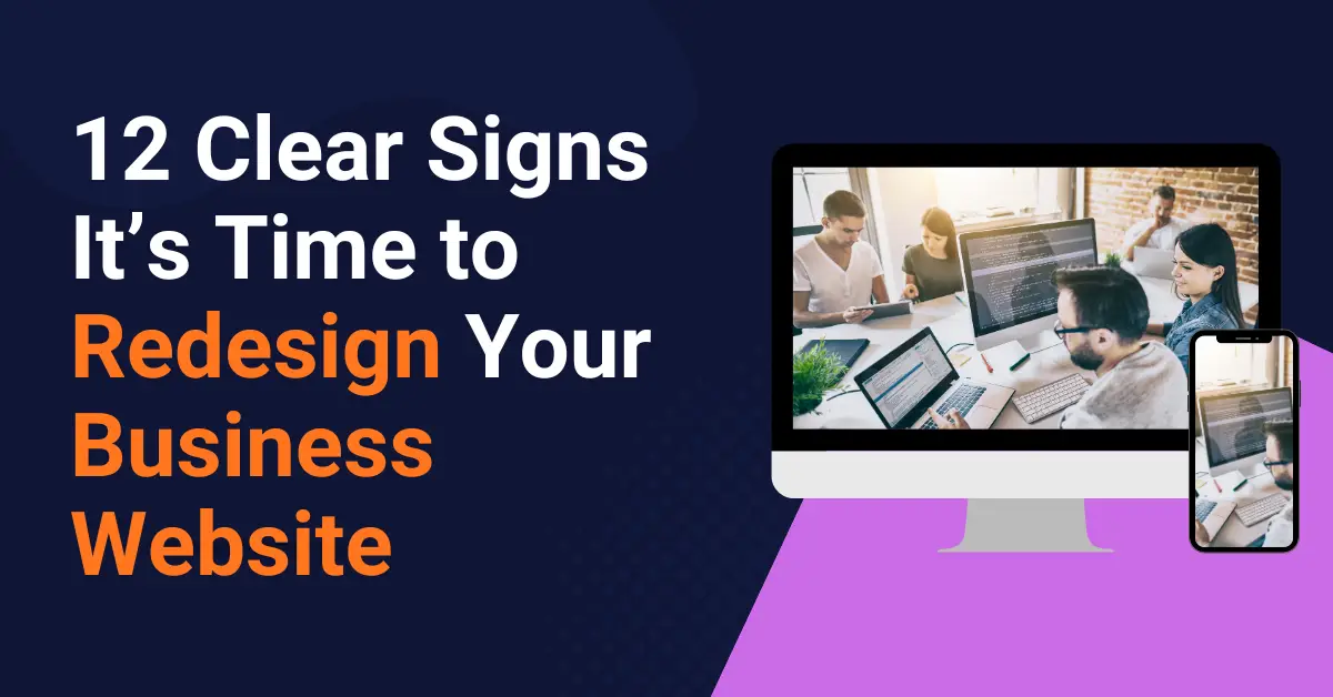 Business website redesign