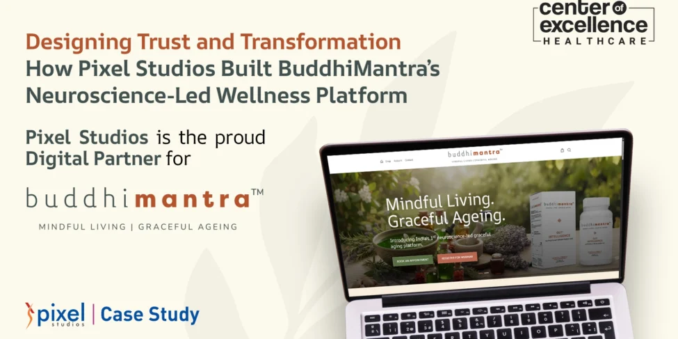 website design for BuddhiMantra by Pixel Studios