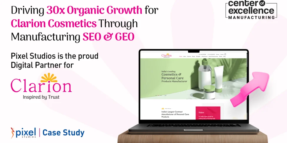 Private label cosmetic manufacturer SEO case study