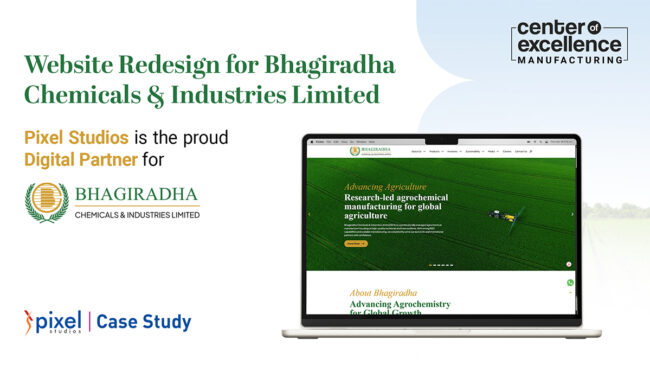 Agrochemicals website redesign