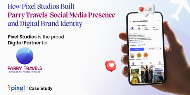 Pixel Studios Built Parry Travels' Social Media Presence